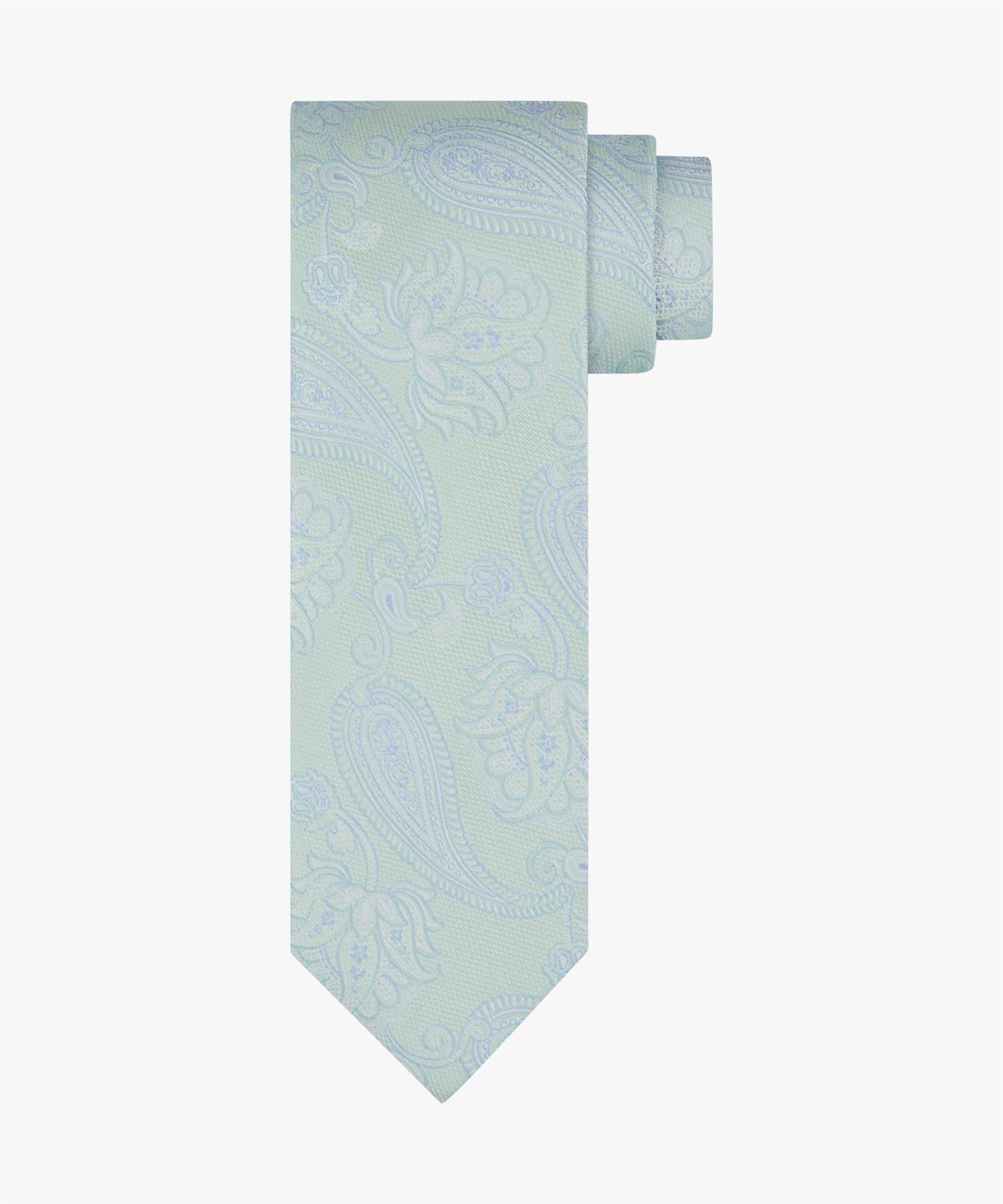 Tie silk woven Green