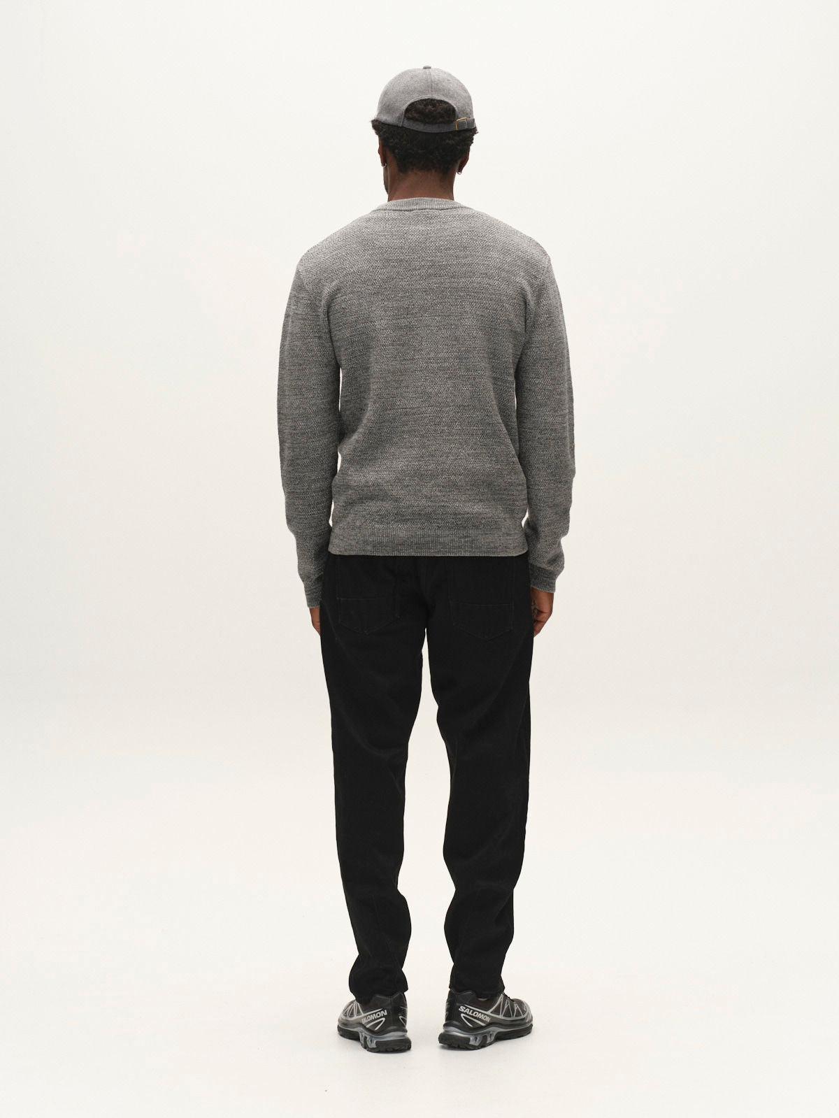 Gablamix Coro O-Neck Lsknit Lt.Grey