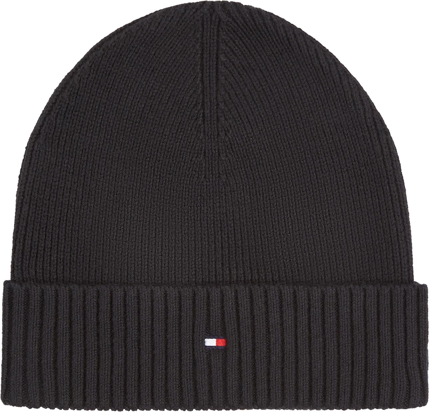 Th Flag Pima Cotton Beanie Black