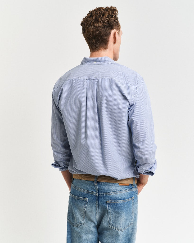 REG CLASSIC POPLIN BANKER SHIRT College Blue
