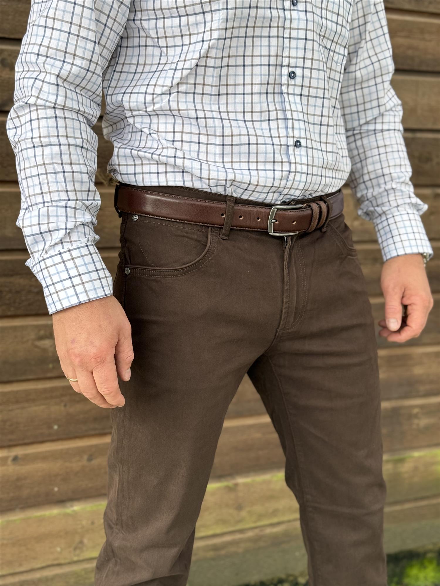 Marco Trousers Stretch Brown