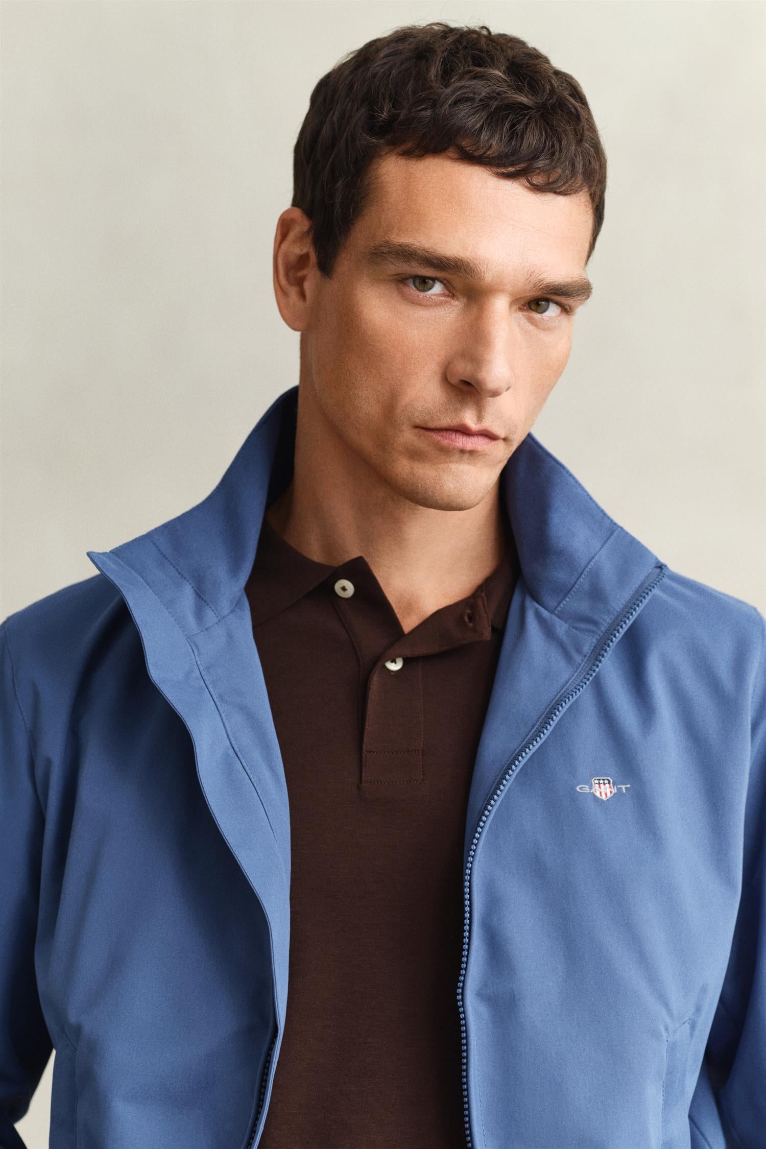 Lett Hampshire-Jakke Vintage Blue
