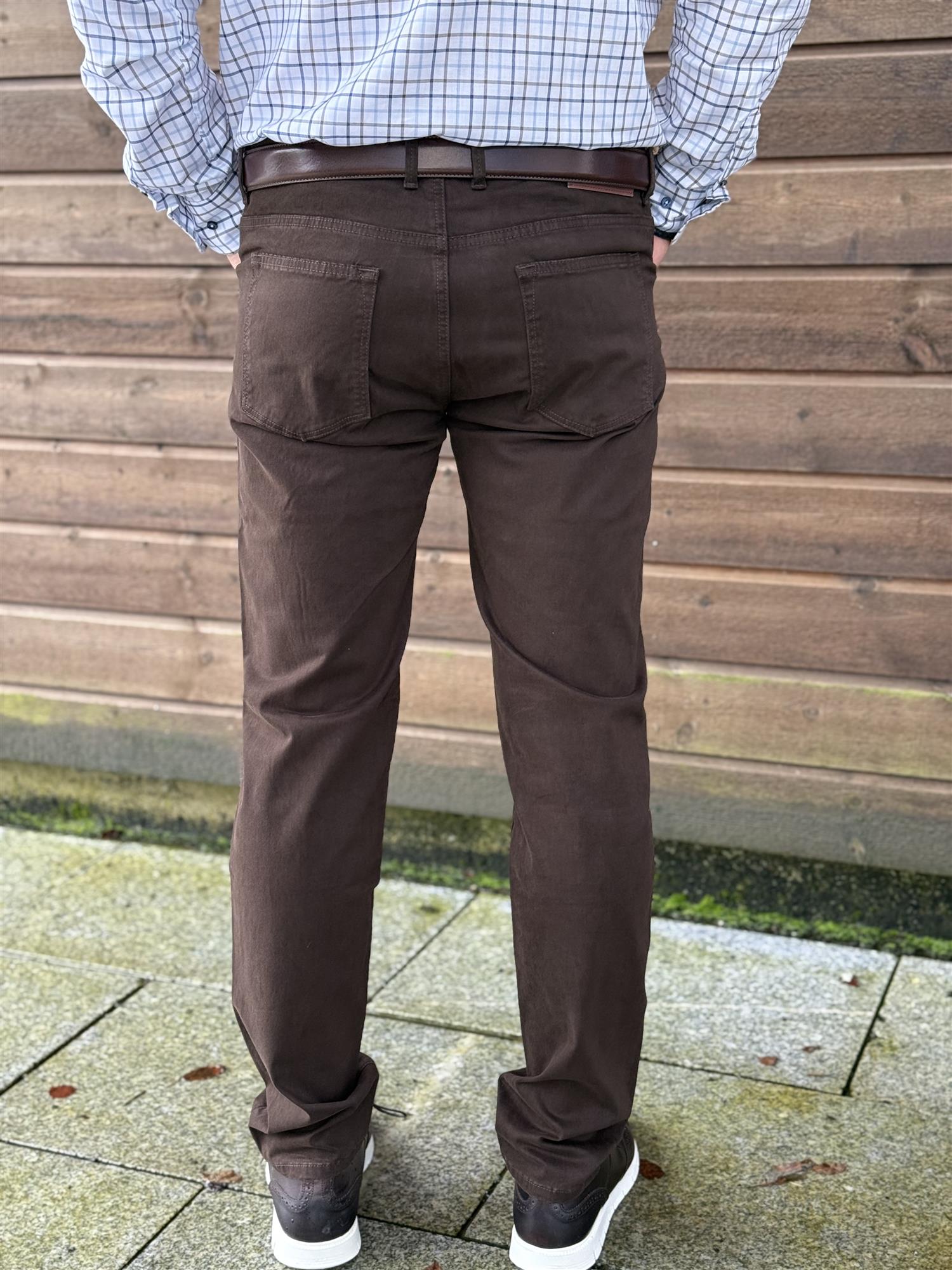 Marco Trousers Stretch Brown