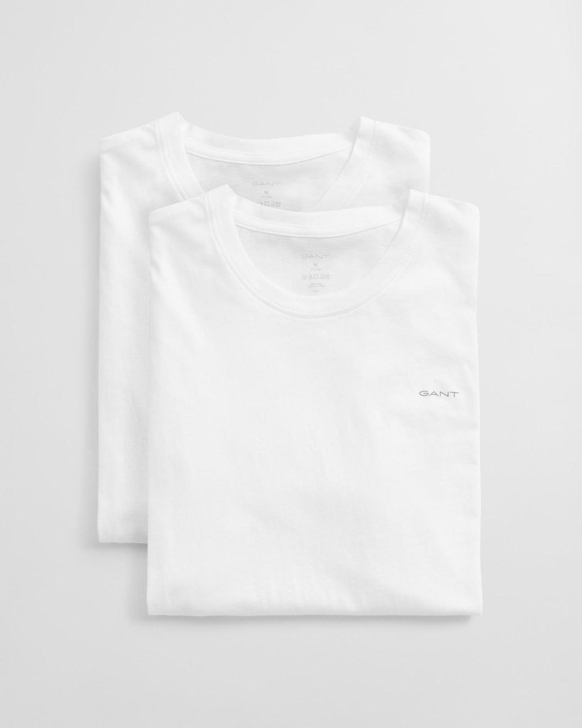 2-Pack Round Neck T-Shirts White