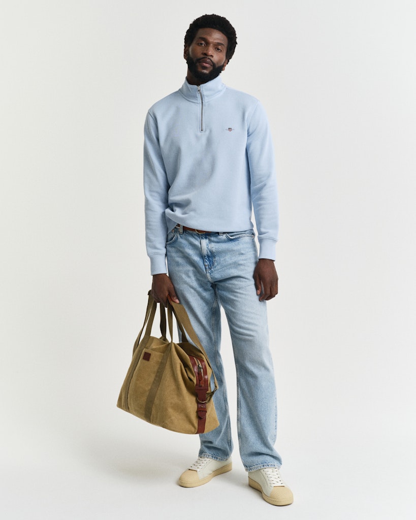 REG SHIELD HALF ZIP SWEAT Fresh Blue