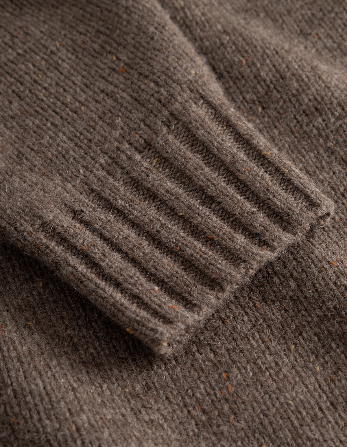 Gary Fleck Roundneck Jumper Mountain Gray Brown