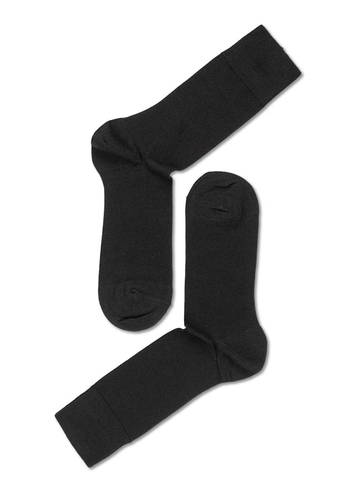 Eton Cotton Plain Comfort Top Black