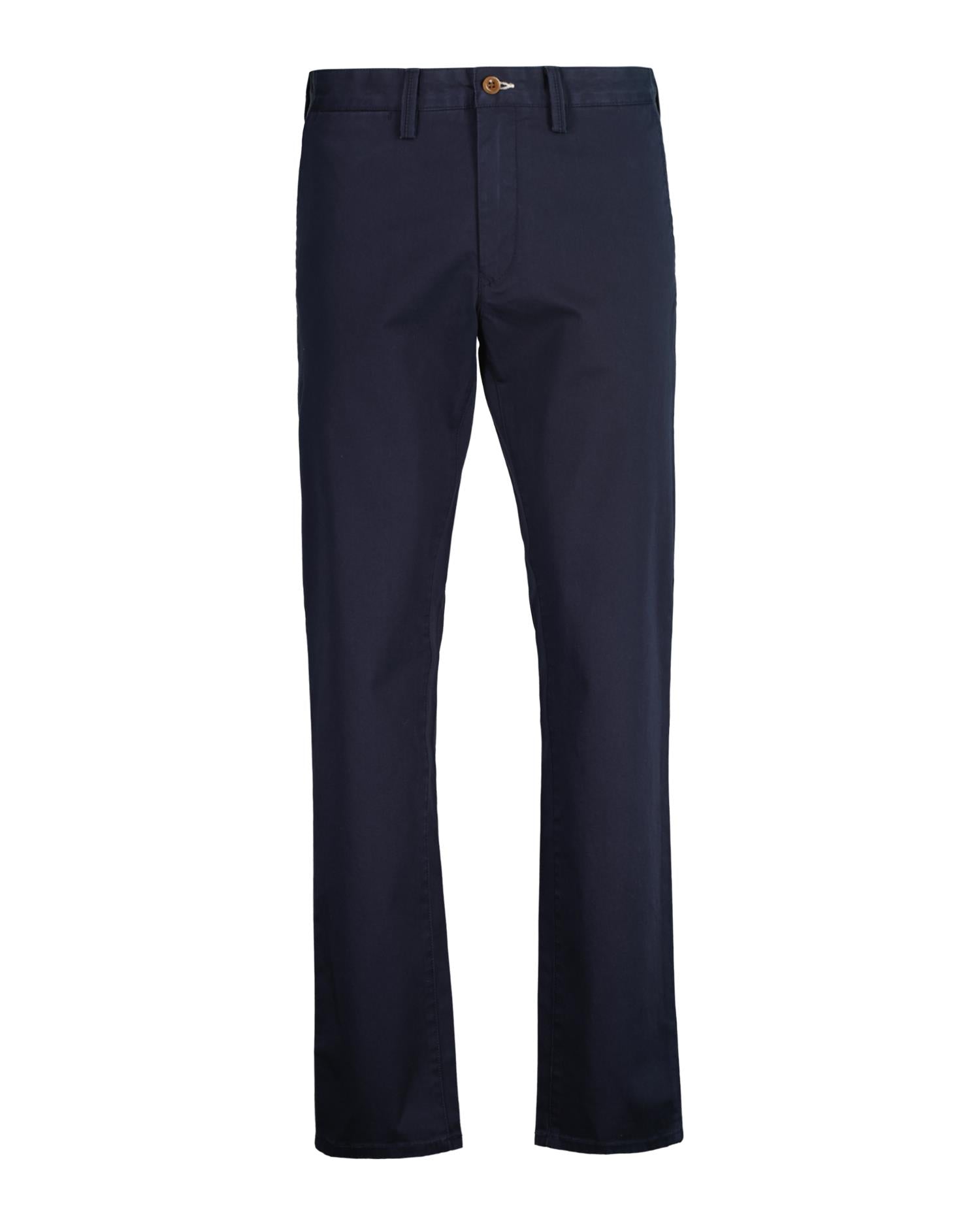 Slim twill chinos Marine