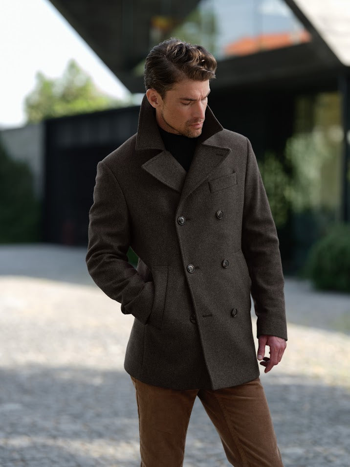 Paris Peacoat Brown