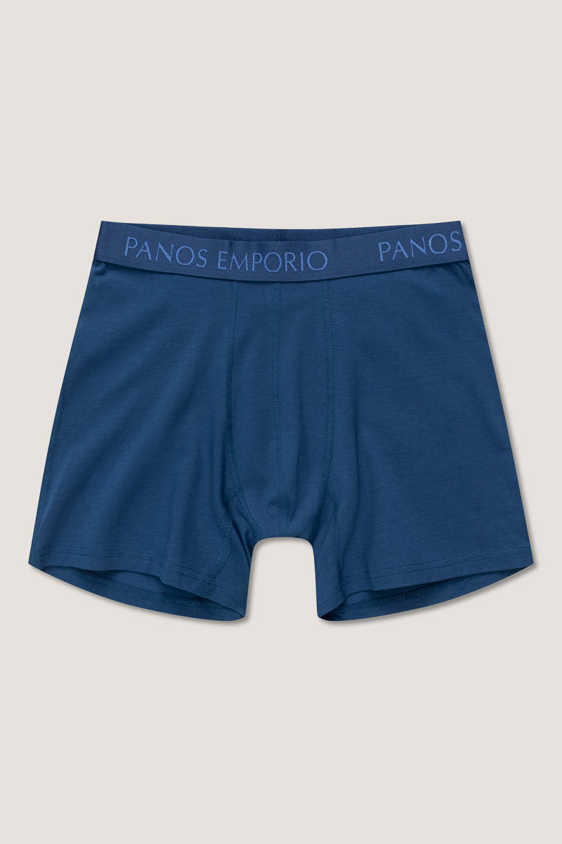 3pk Base Bamboo Boxer Poseidon/High Tide/Blue Meander