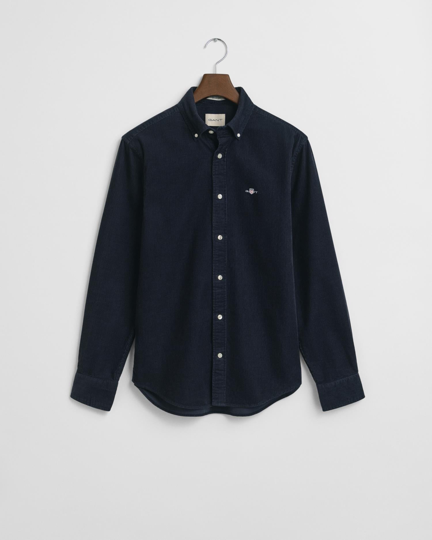 Reg Corduroy Shirt Evening Blue