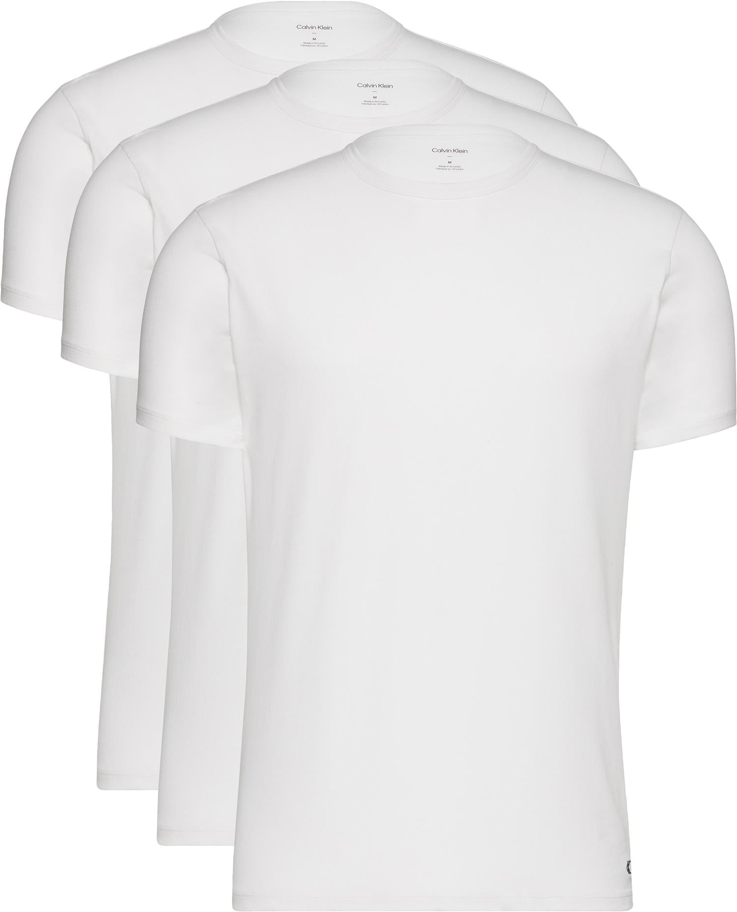 S/s Crew Neck 3pk - Nos White, White, White