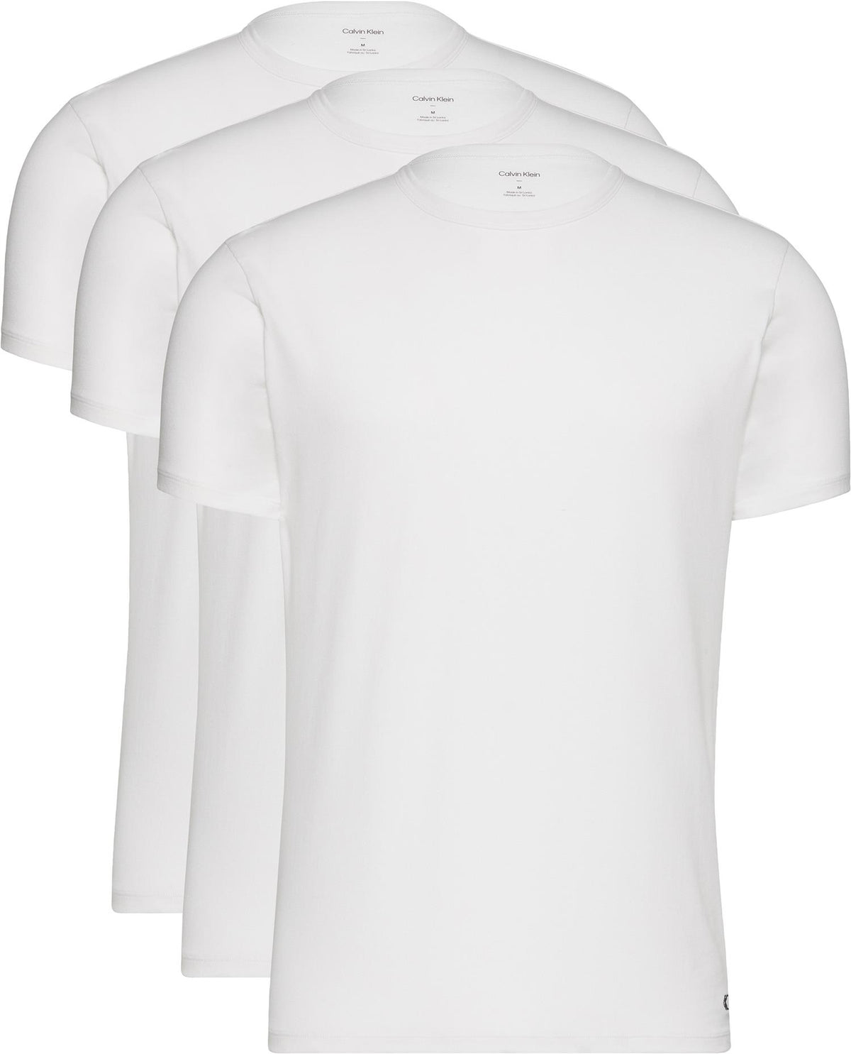 S/s Crew Neck 3pk - Nos White, White, White