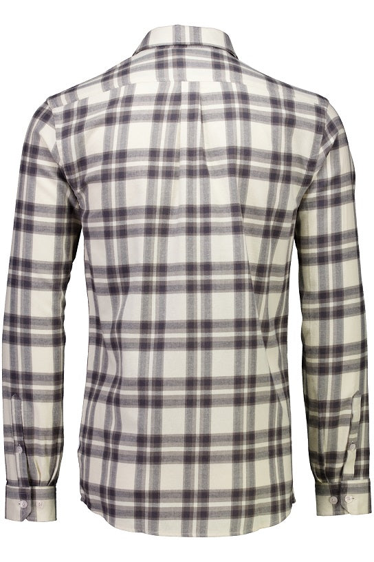 Brushed Check Shirt L/s Ivory
