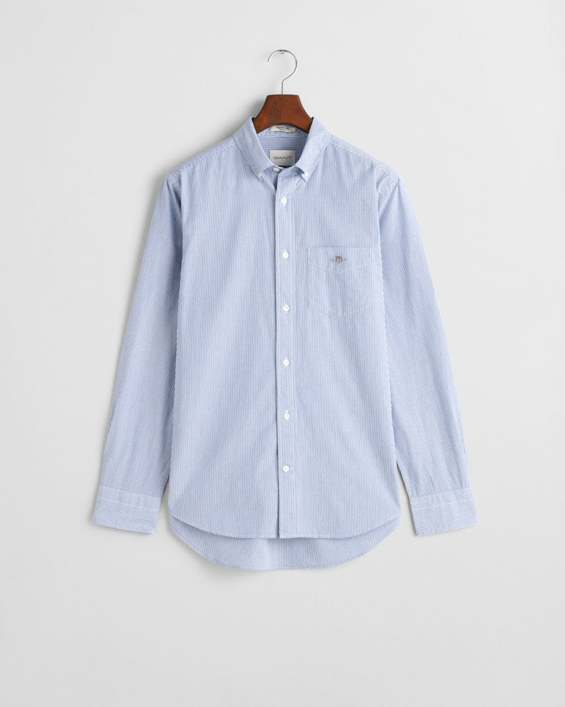REG CLASSIC POPLIN BANKER SHIRT College Blue
