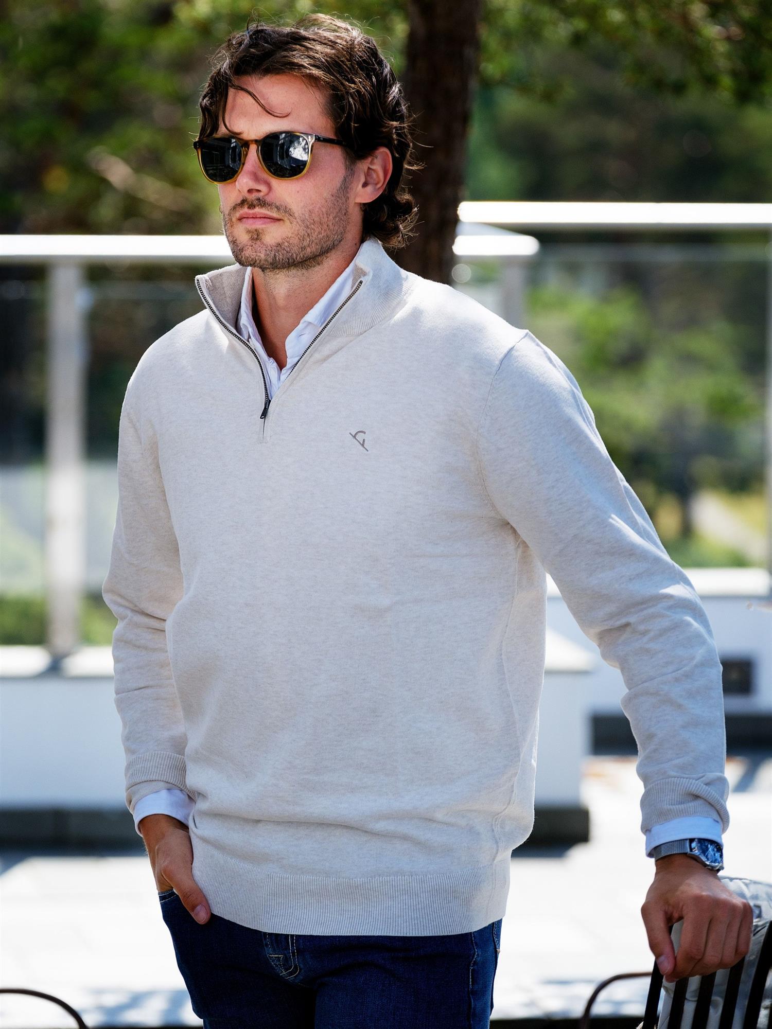 Ponti Zip Jacket Natur