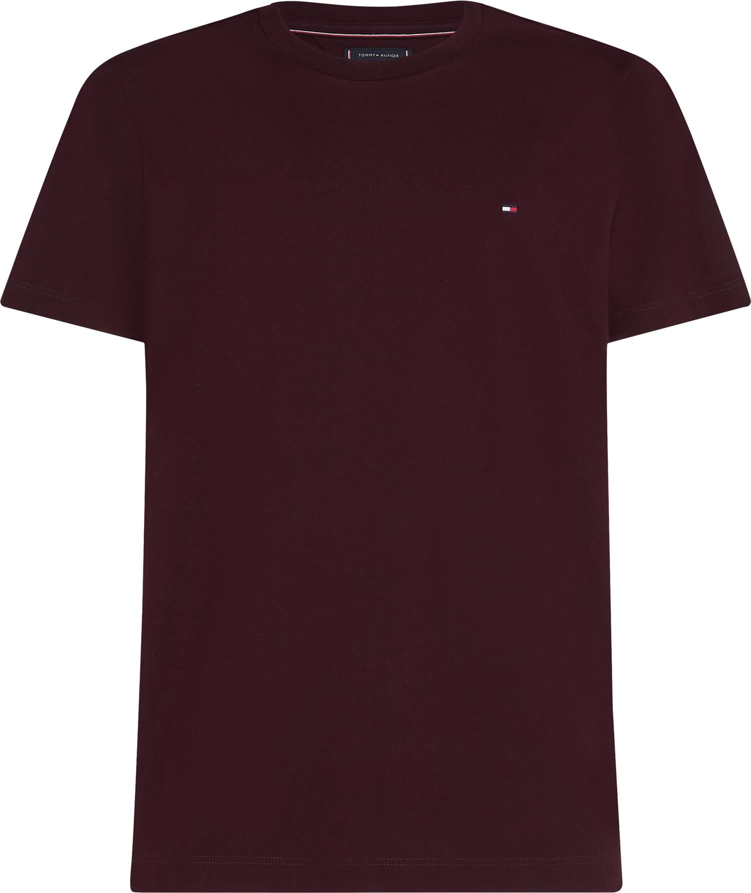 Ess Seasonal Reg Fit Solid Tee Deep Burgundy