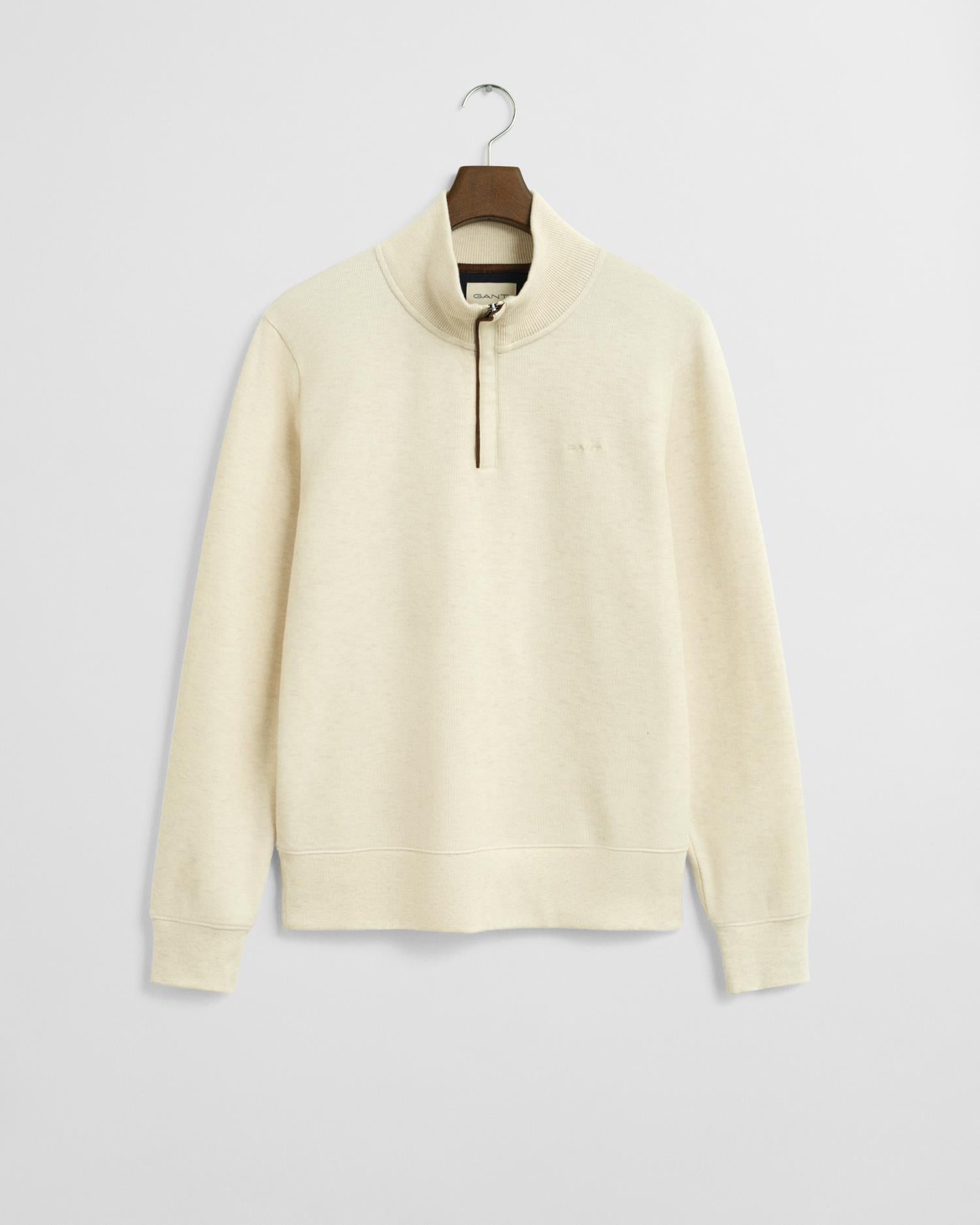 Sacker Rib Half Zip Cream