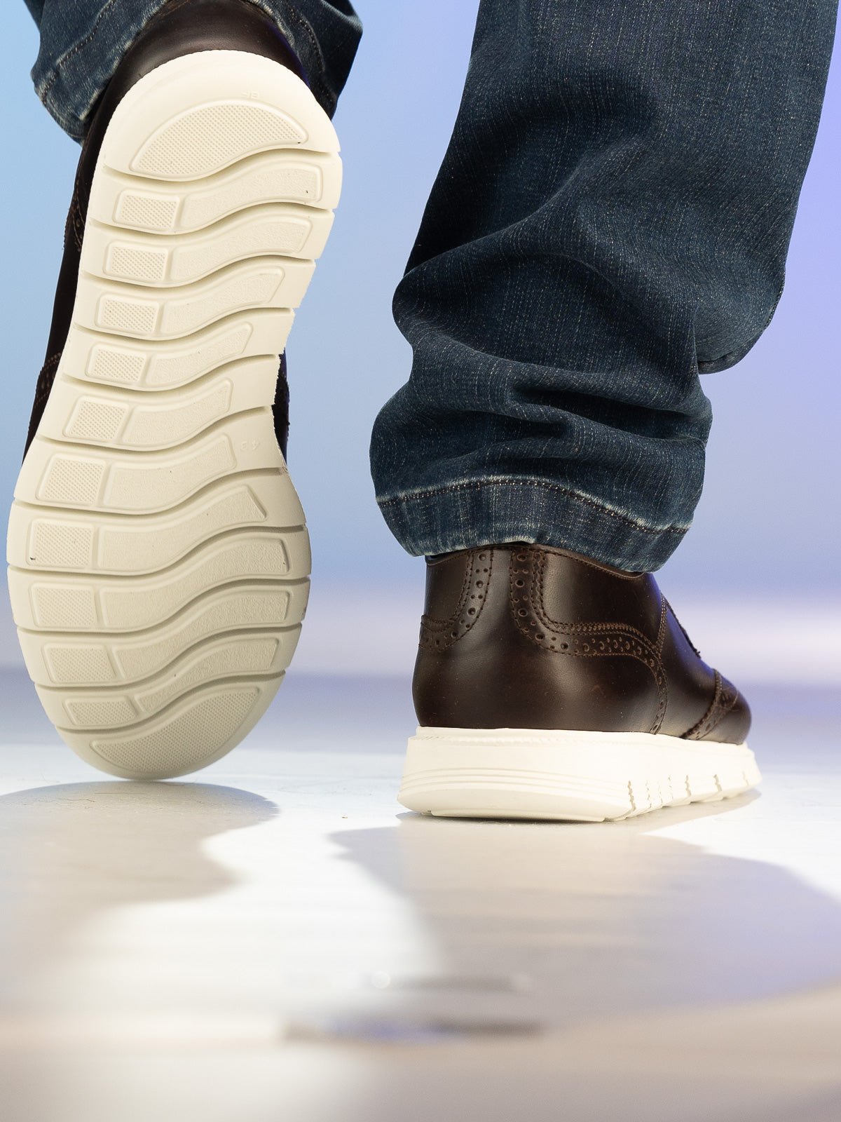 Gregers Sport brogue Dk Brown