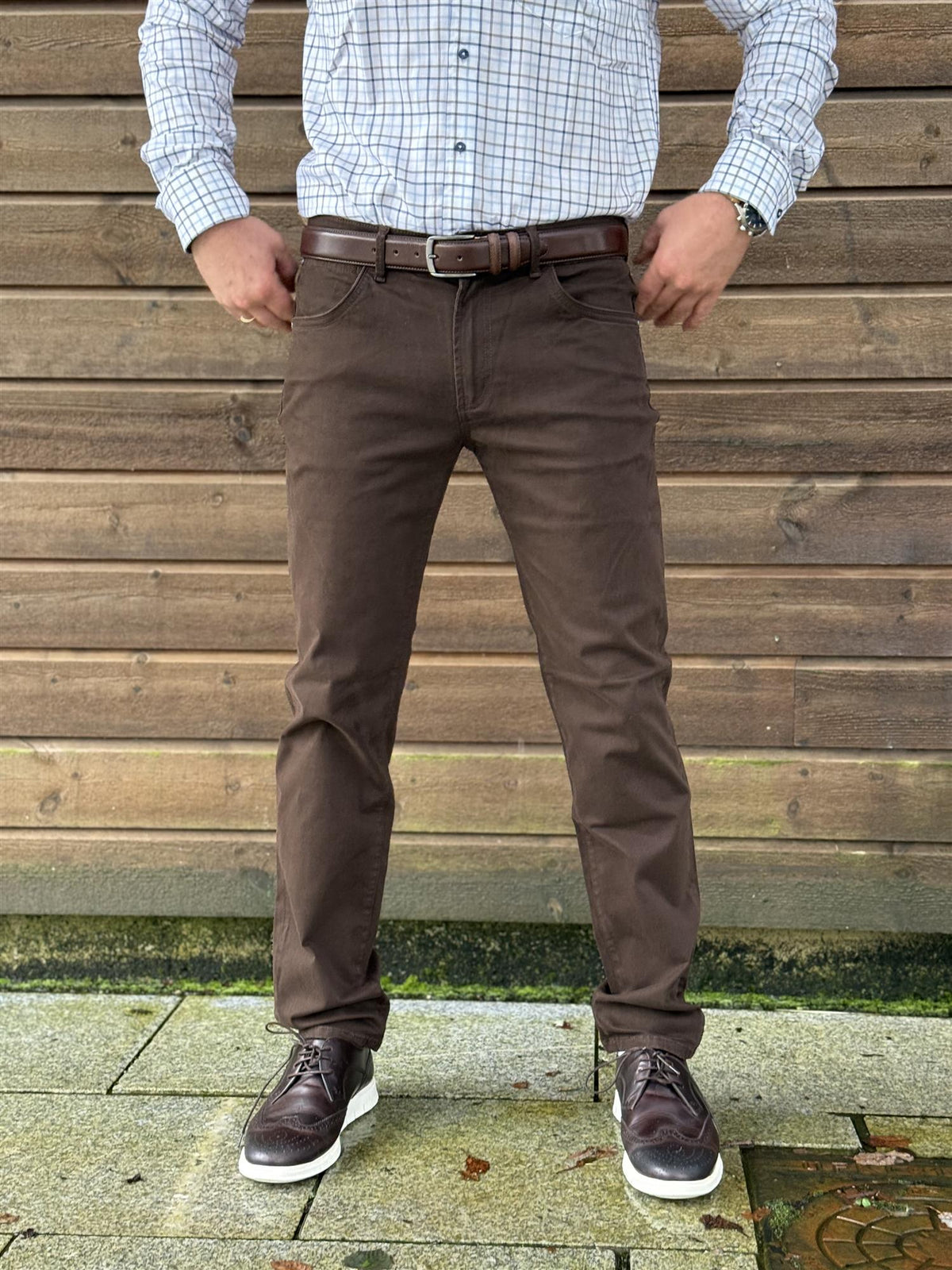Spodnie Marco Stretch Brown