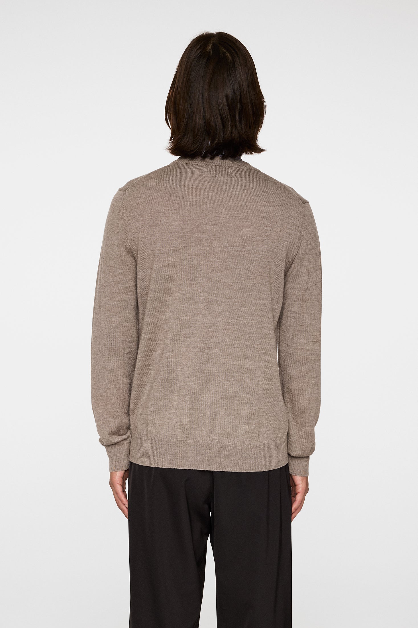 Keane Merino Crew Neck Brindle Melange