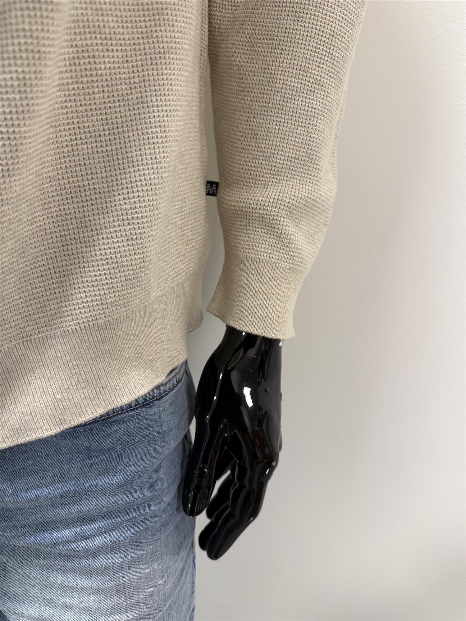 malagoon cardigan 30207778.oyster gray melange 3XL