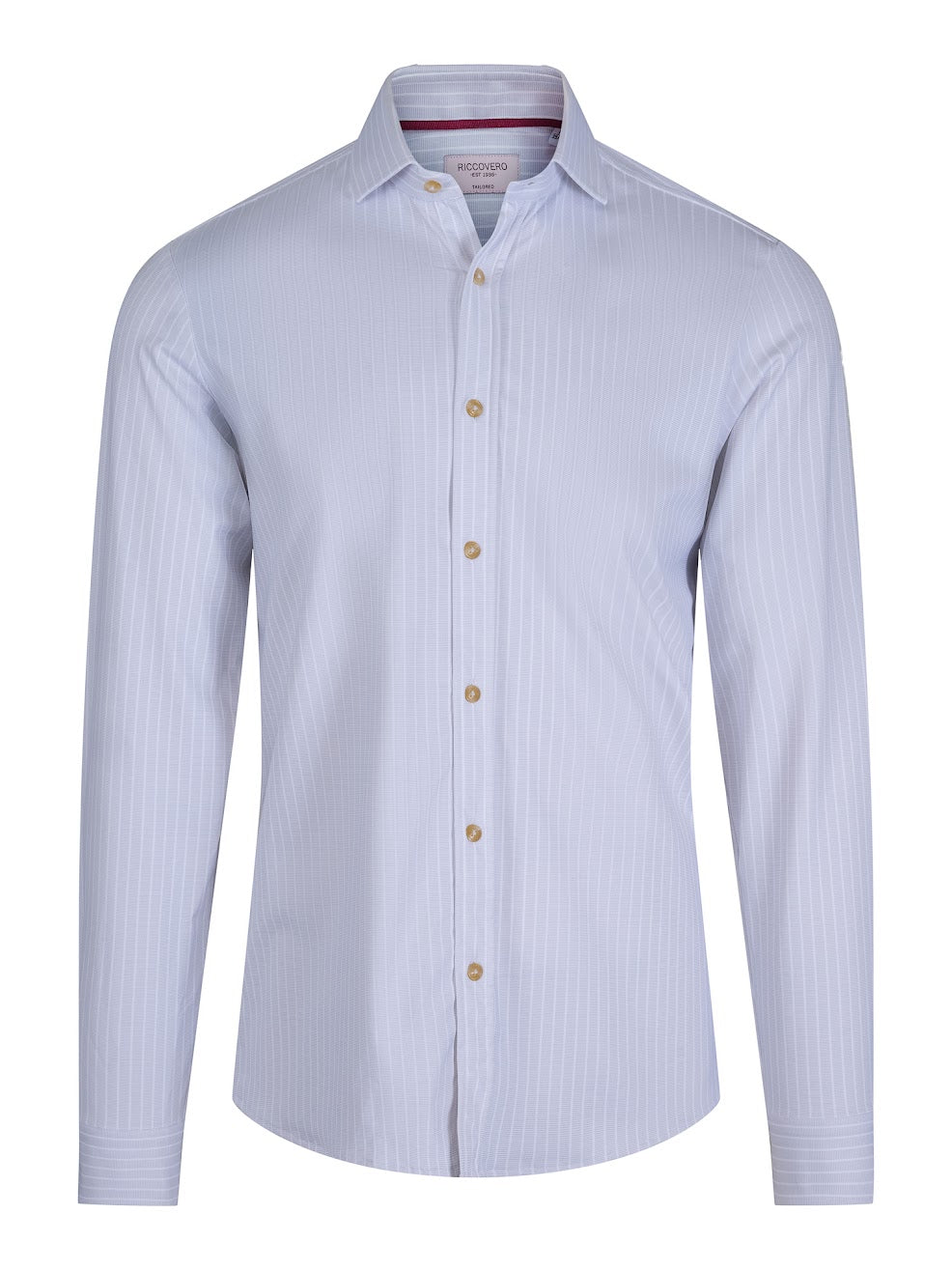 Leo tailor Grey White Stripes