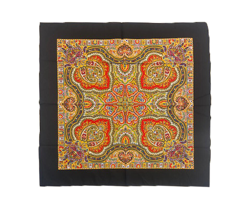 bomull skjerf 70*70 Rød