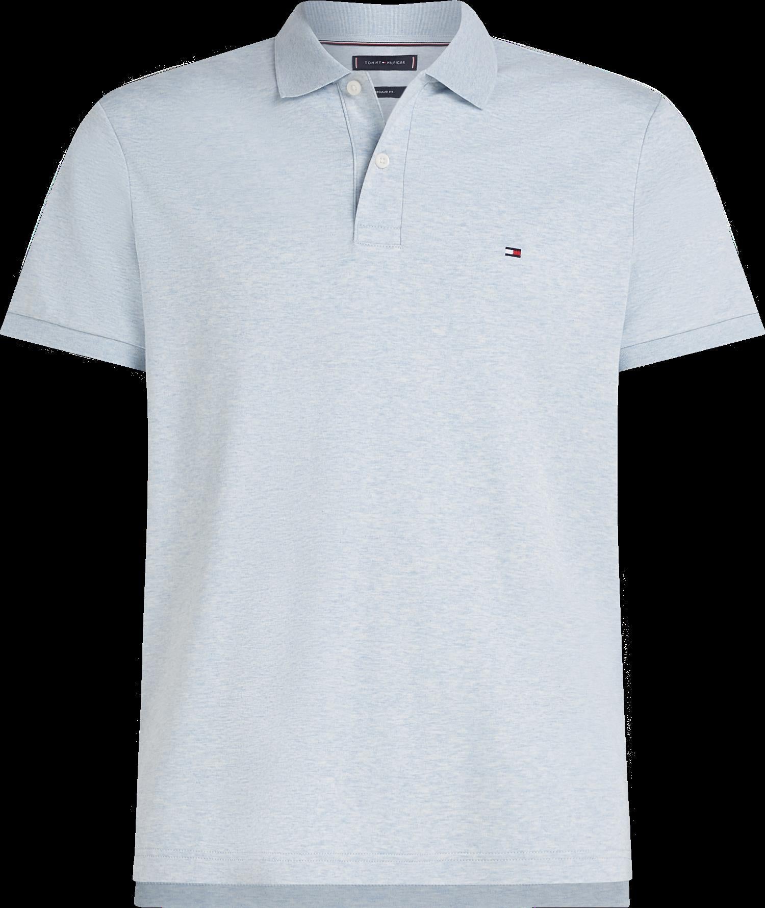 LIQUID COTTON REG SEASONAL POLO Heathered Blue Bros B0802