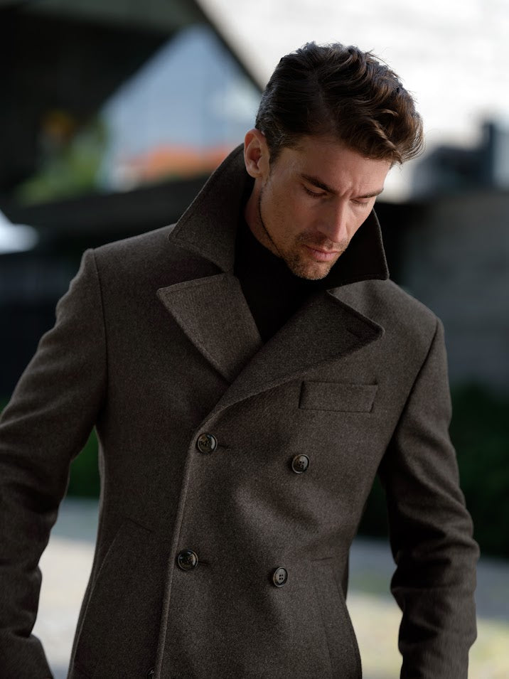 Paris Peacoat Brown