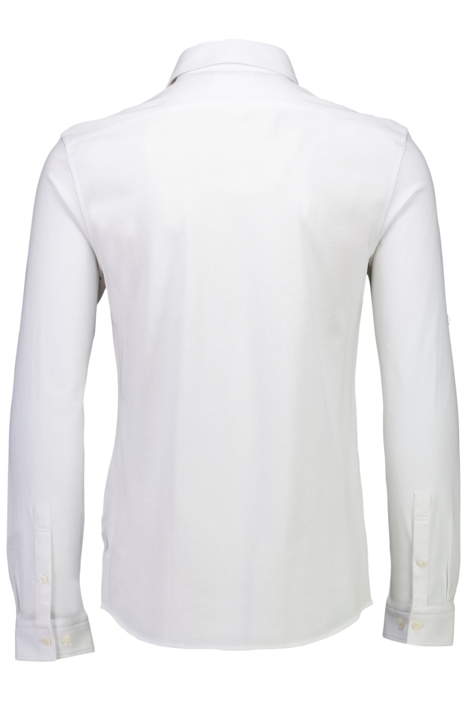 Knitted Dress Shirt L/s White
