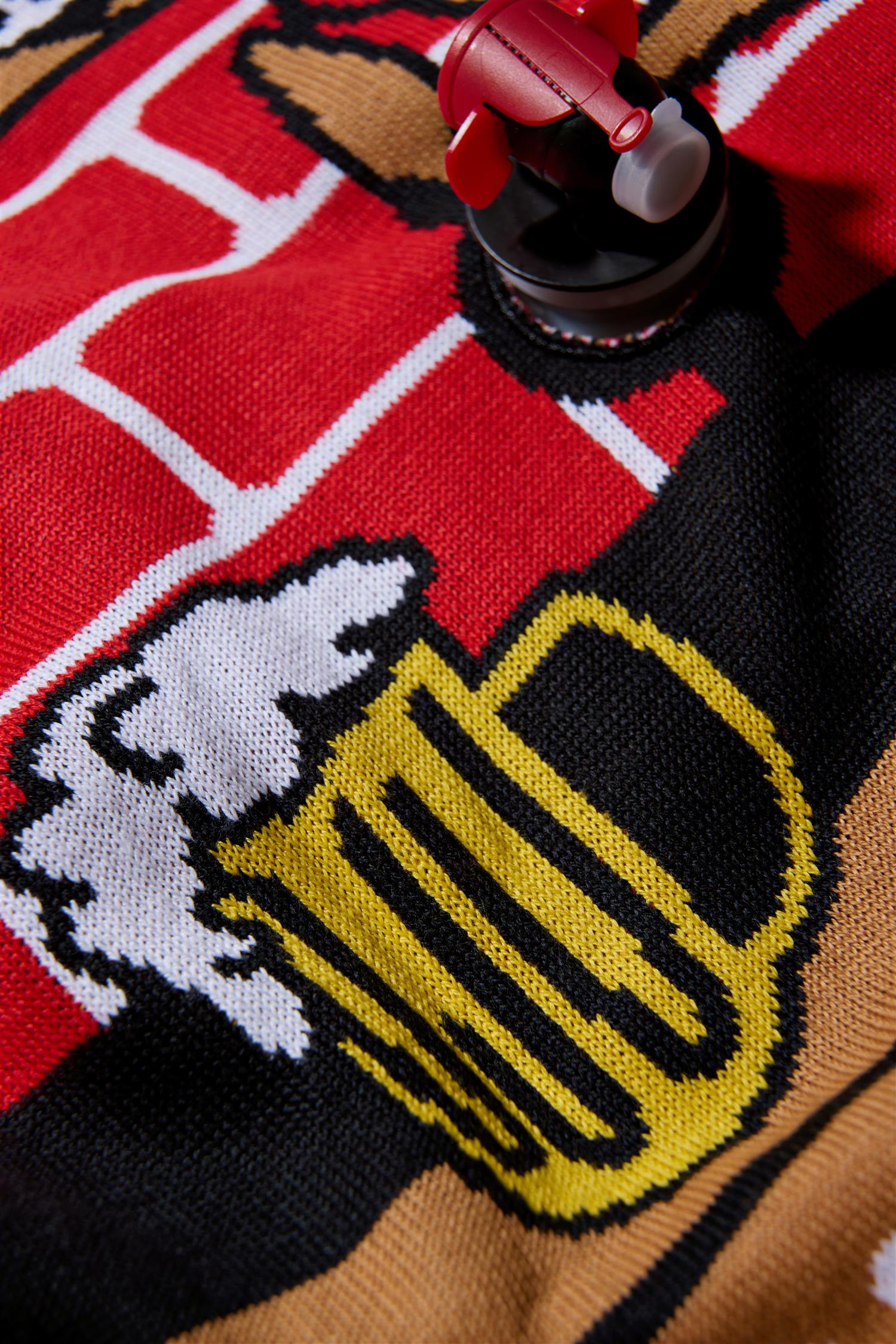 Interactive xmas knit Dk Blue