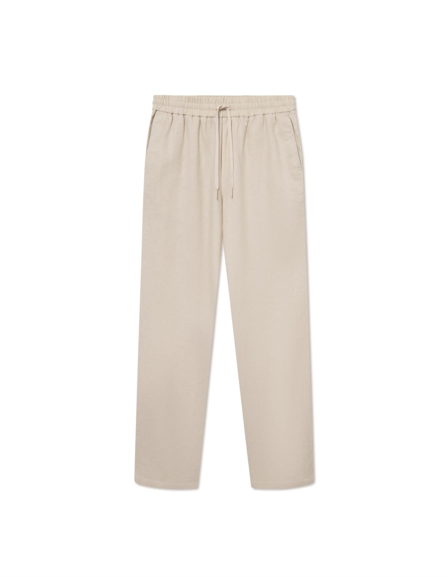 Patrick Linen Pants Light Sand
