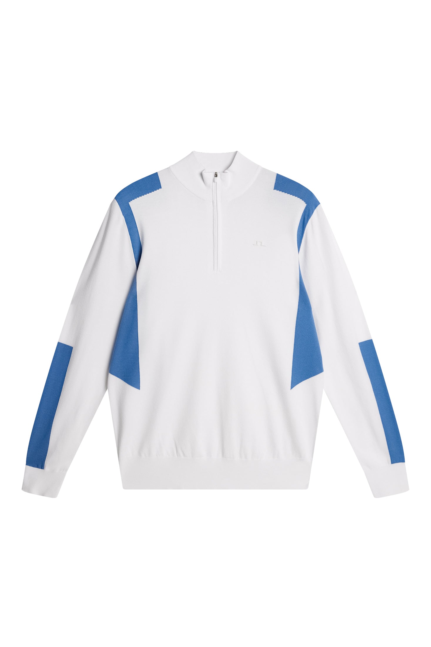 Kendrick Knitted Zip Sweater White