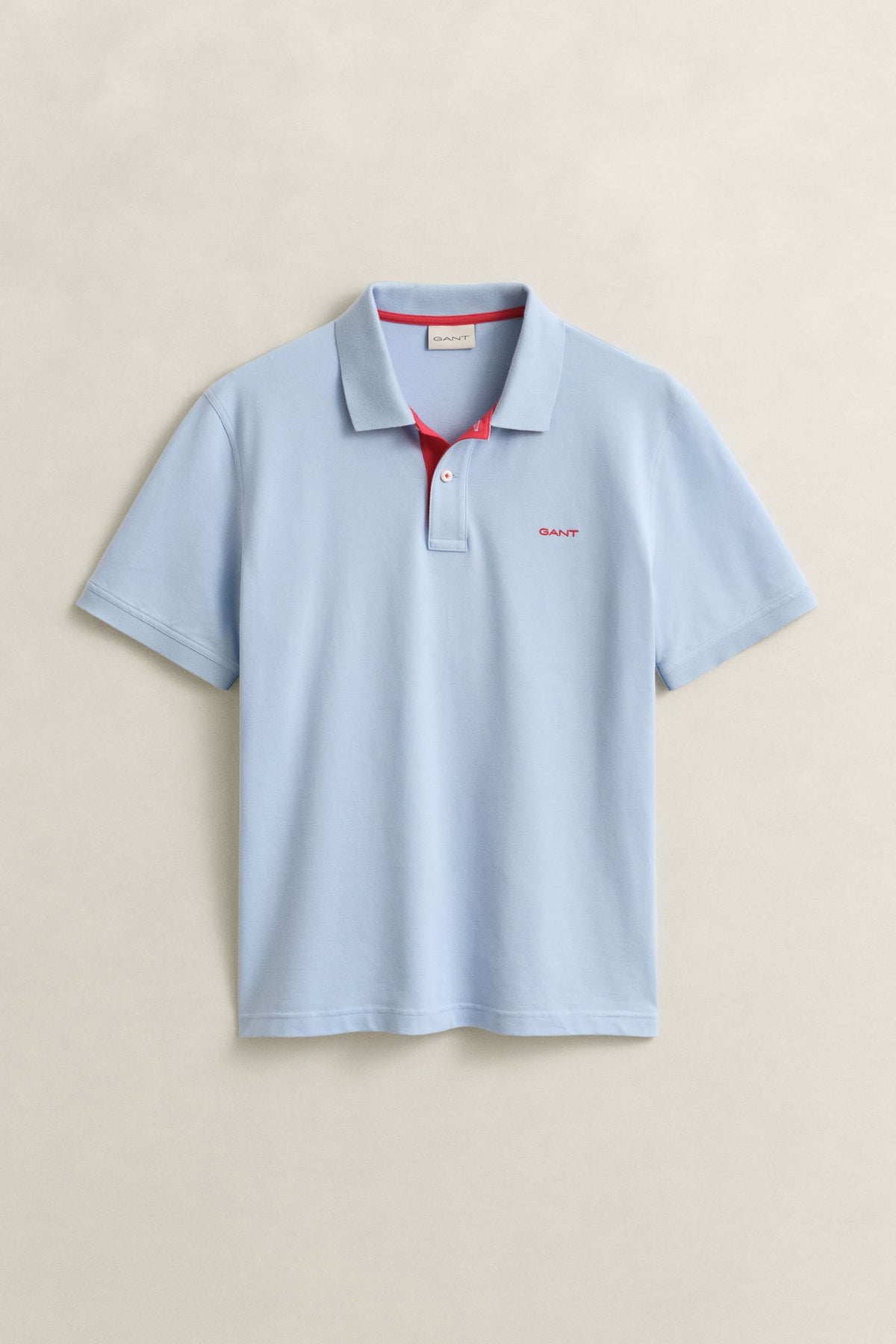 Contrast Polo Shirt Fresh Blue