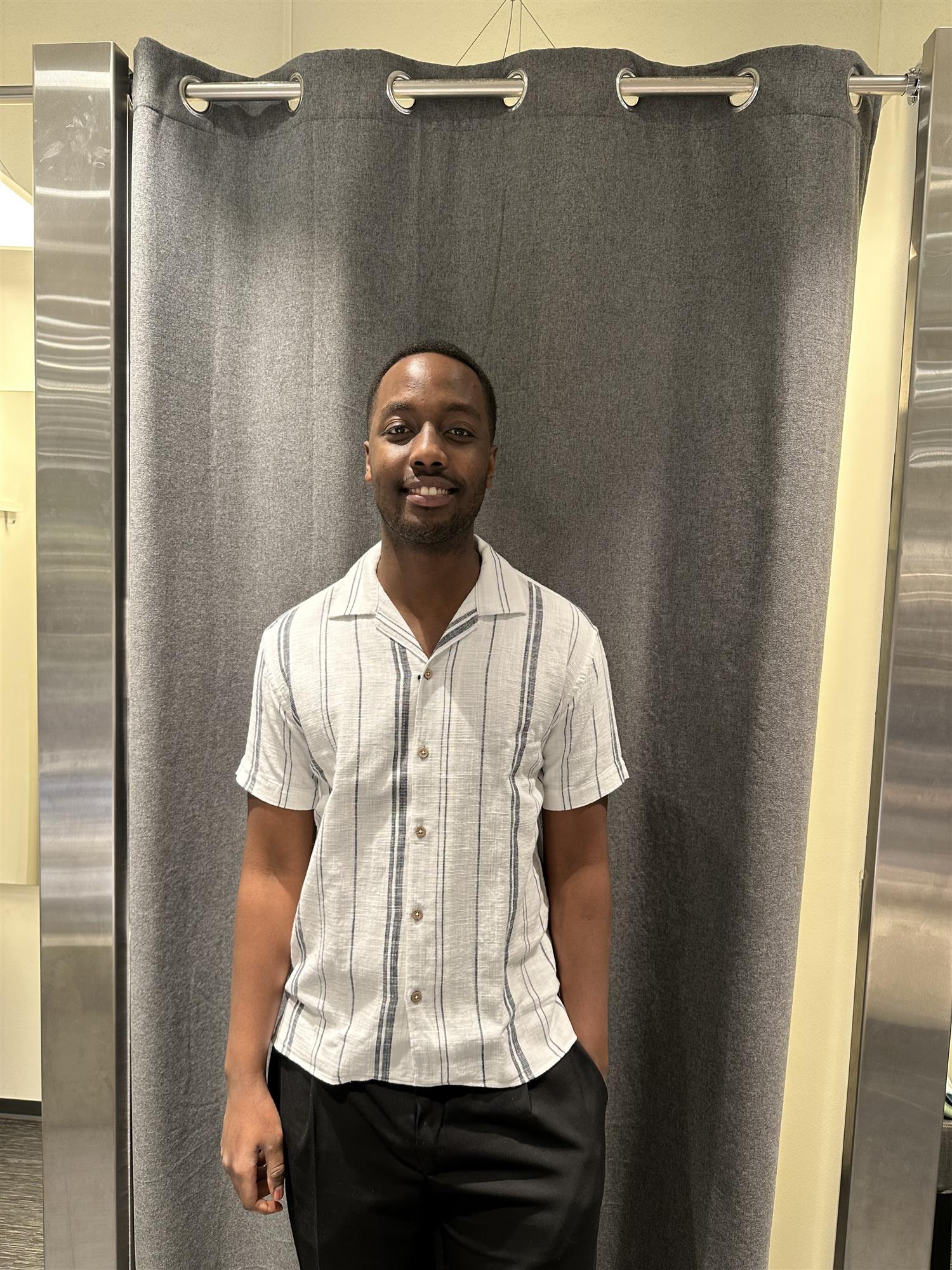 Marcedo shirt ss White Stripe