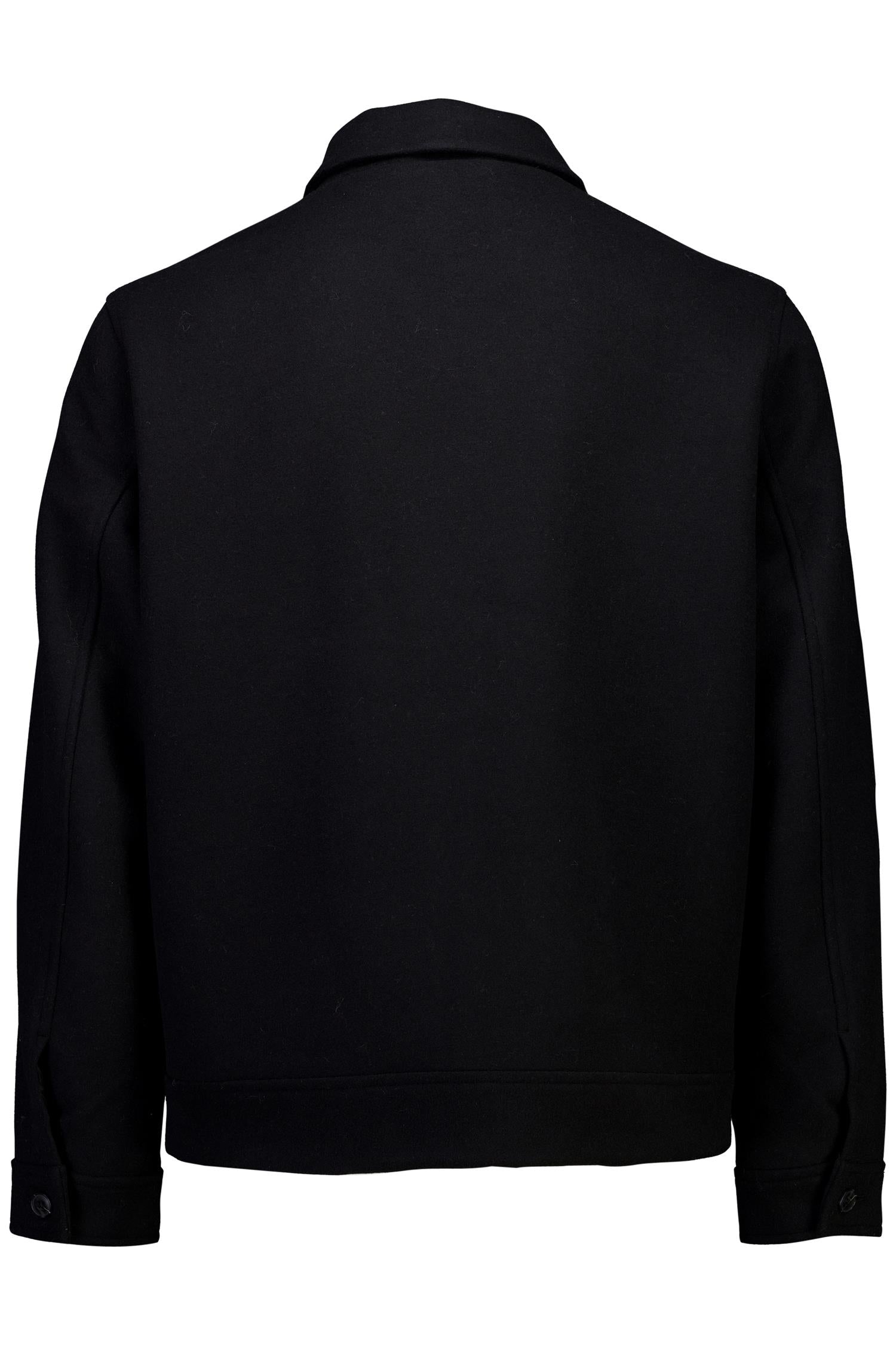 Wool Blend Jacket Black