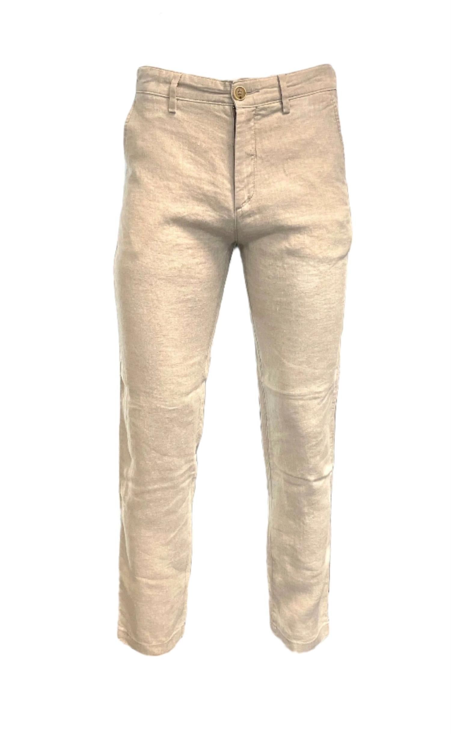 Victor Linen Chino Natur