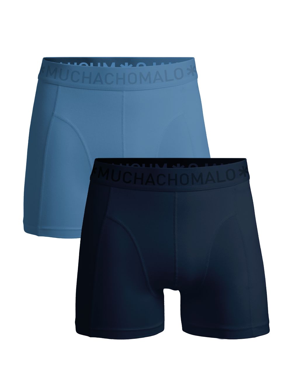 1010 Solid Boxer 2pk 793 Blue/Blue