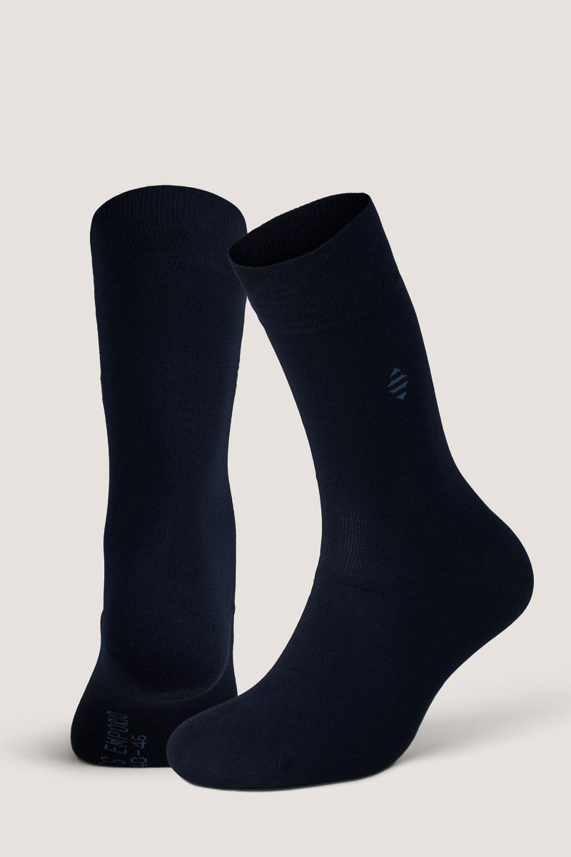 3PK Daniel Bamboo Crew Black/Bungee Cord/Navy