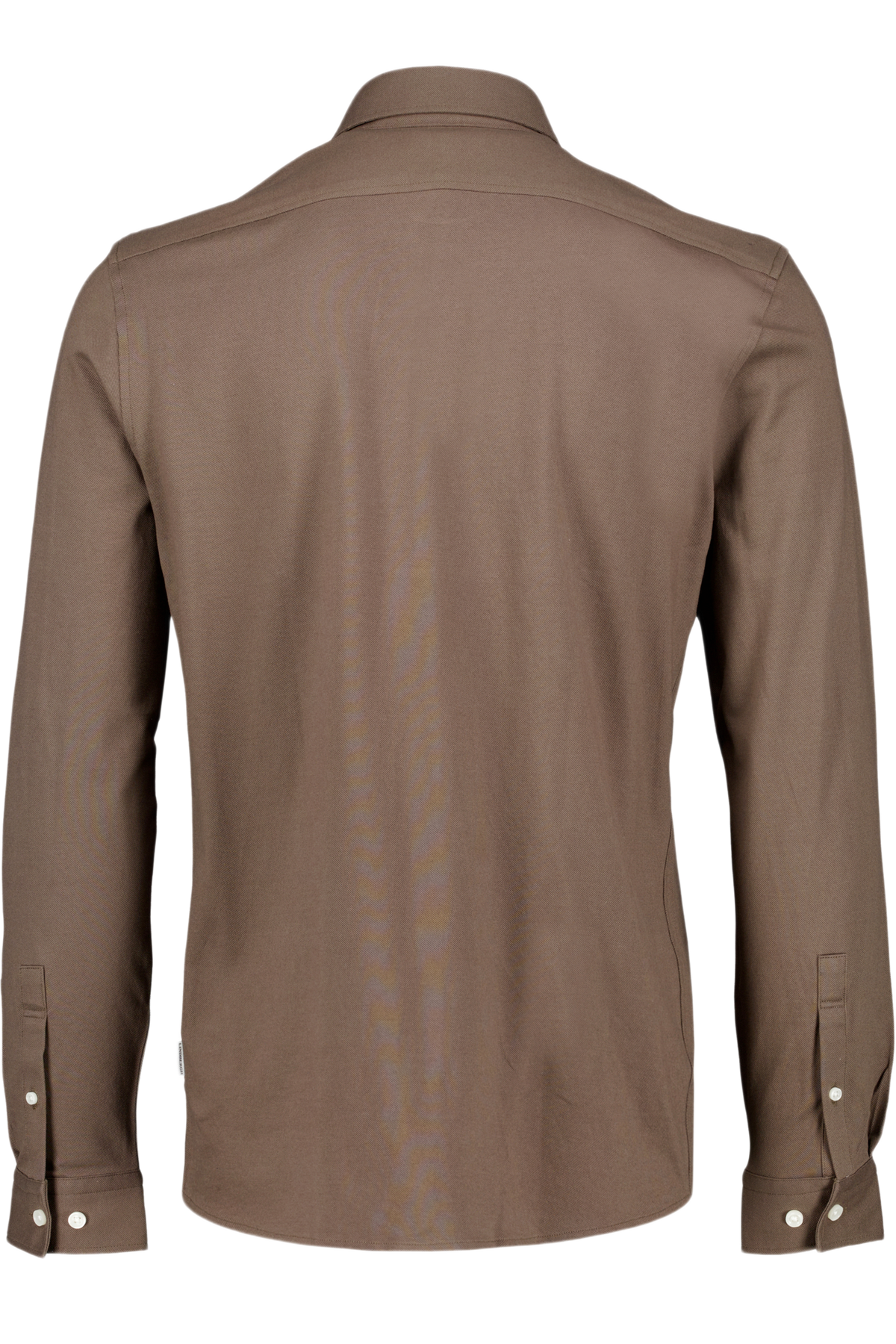 Knitted Dress Shirt L/s Dk Brown