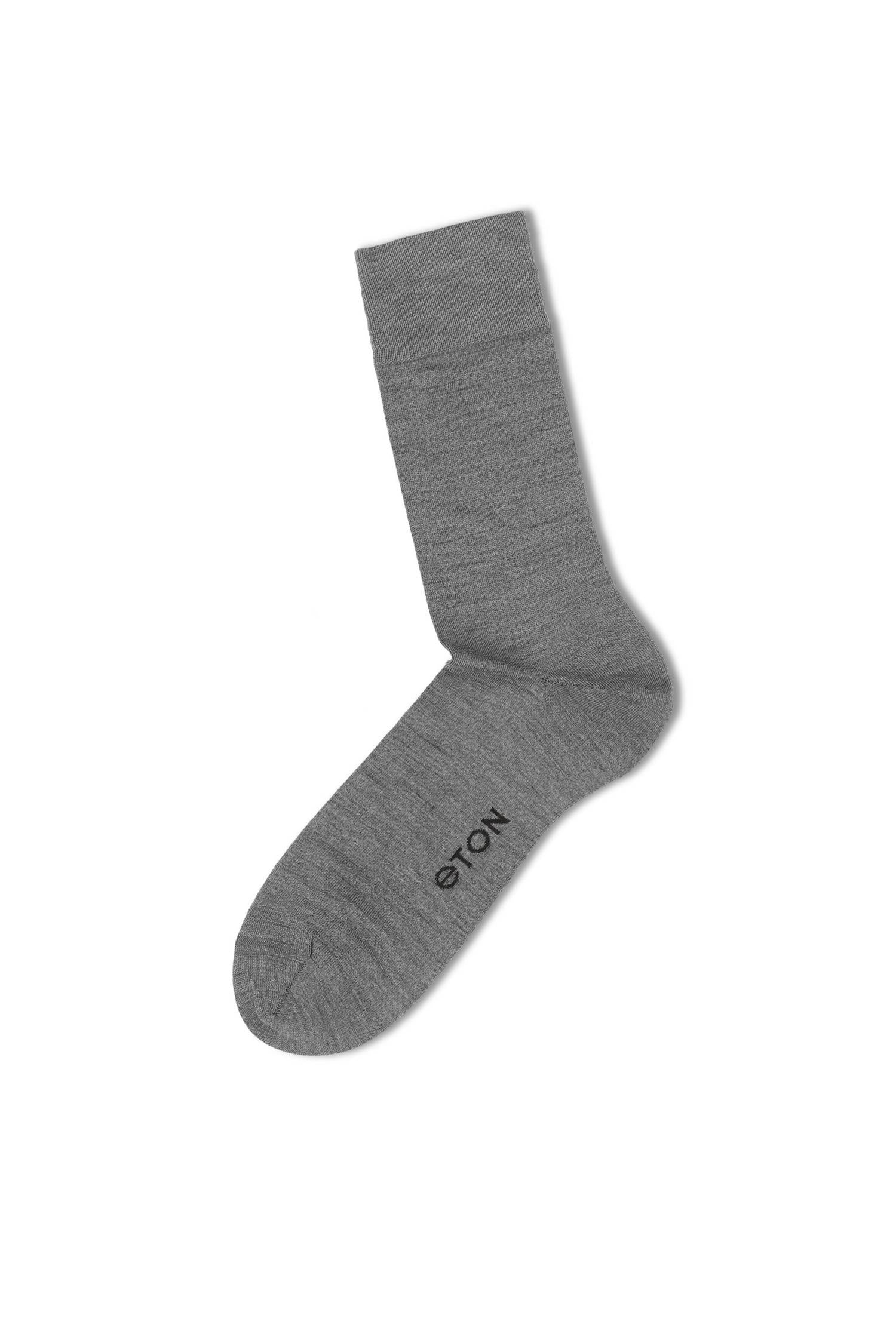 Eton Fine Wool Plain Grey Melange