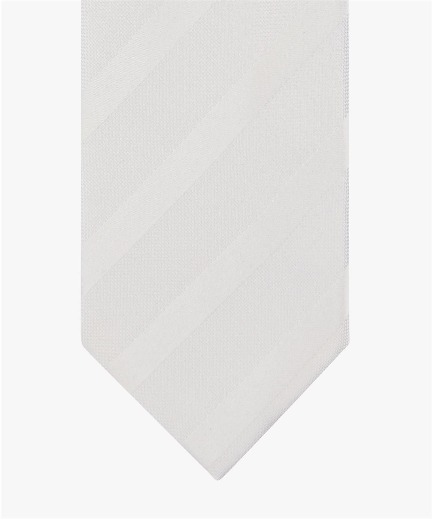 Tie silk woven Off-White