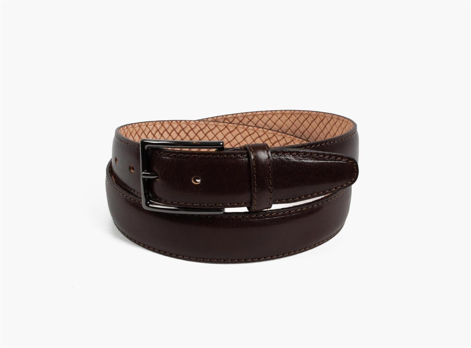 Nohr Simon Skinnbelte 3,5 Cm Brun
