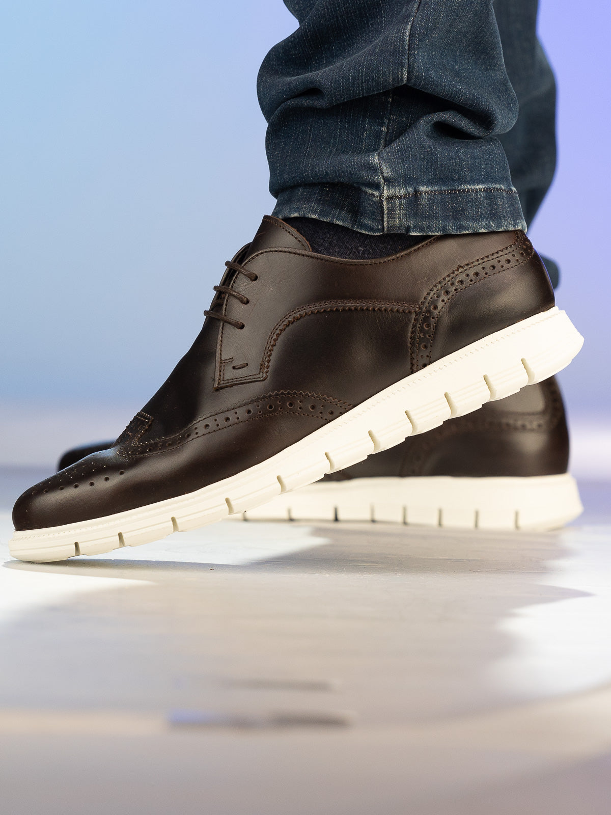 Gregers Sport brogue Dk Brown