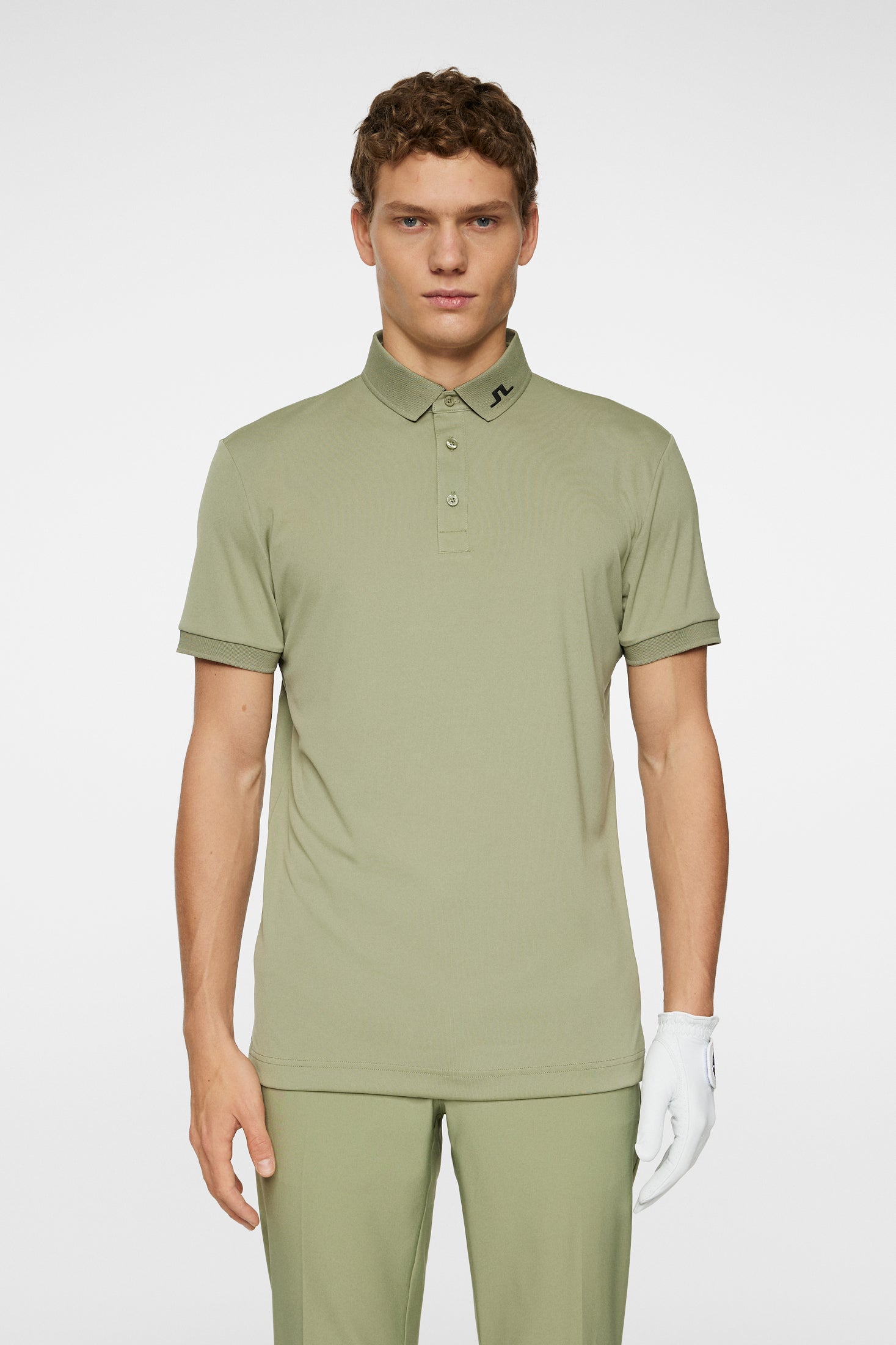 KV Print Polo Tour Geo Olive S