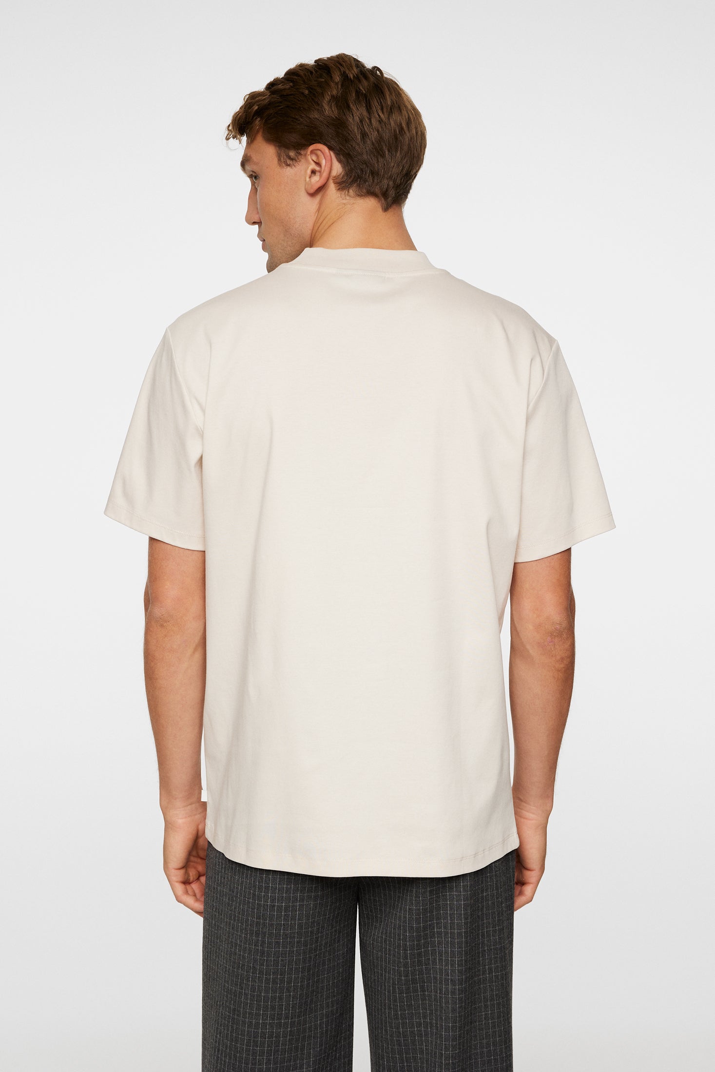 Ace Mock Neck T-Shirt Moonbeam