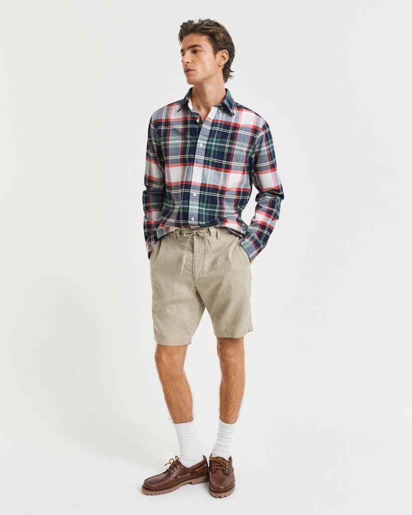 RELAXED LINEN DS SHORTS Dry Sand