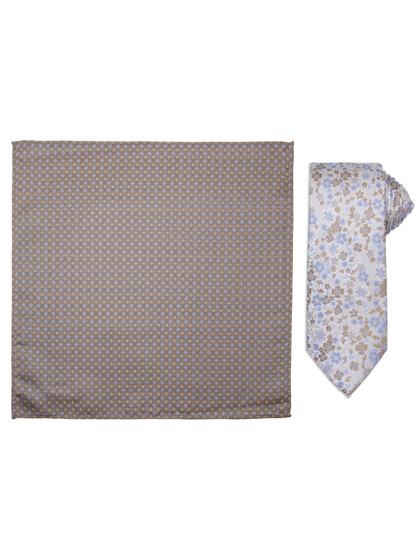 Slips med tørkle Beige