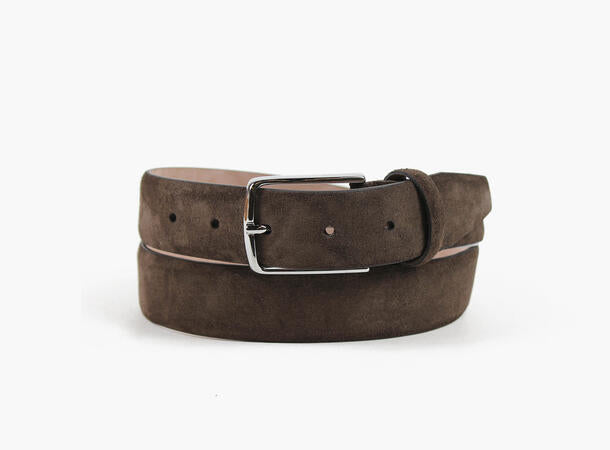 NOHR Leatherbelt Semsket Brun